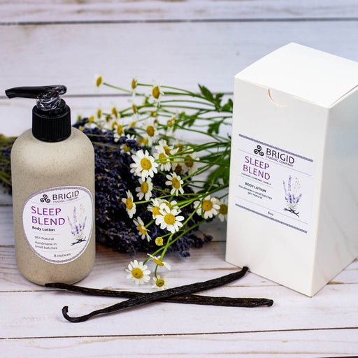 Brigid Trading Company Sleep Blend Natural Body Lotion - Lavender, Chamomile, and Vanilla Body Lotion Lavender 8 ounces