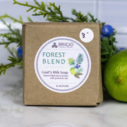 Brigid Trading Company Natural Goat Milk Soap Natural Soap Gray Forest Blend - Juniper, Pine, Balsam, Cedar & Lime (Goat Milk)