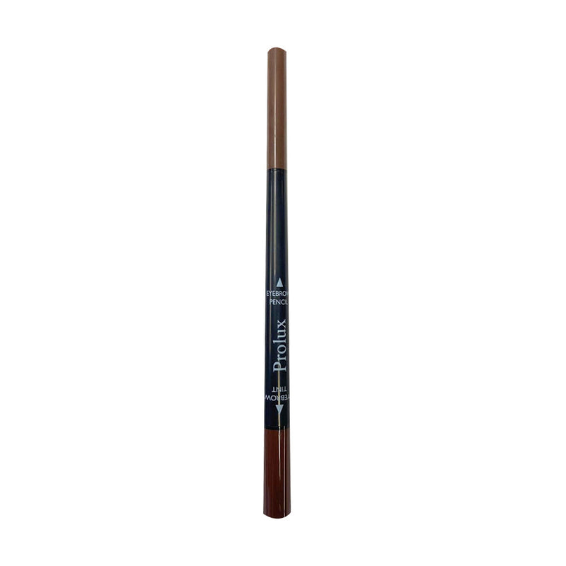 Prolux Cosmetics 2 in 1 Eyebrow Pencil eye brow pencil Black #1-Dark Brown,#2-Medium Brown