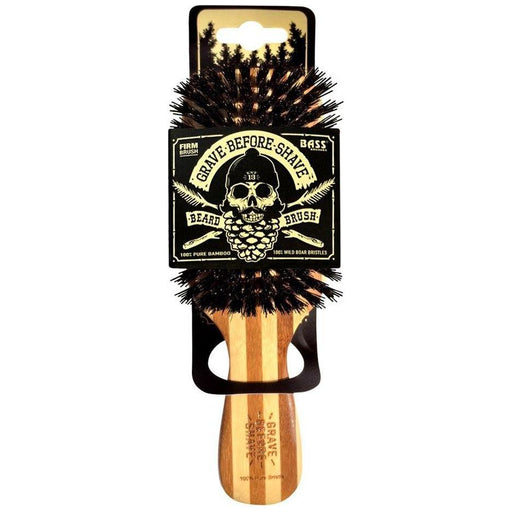 Grave Before Shave Official GRAVE BEFORE SHAVE™  Beard Brush combs/brushes Black