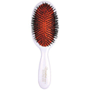 Creative Pro Hair Tools Classic Signature White Paddle Boar Bristle Hair Brush Hair Brush White Smoke Petite Boar Bristle