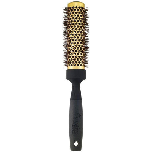Creative Pro Hair Tools Gold Nano Ceramic Hair Brush with 6 Inch XL Barrel Hair Brush White Smoke 2"(CR131G-XL)