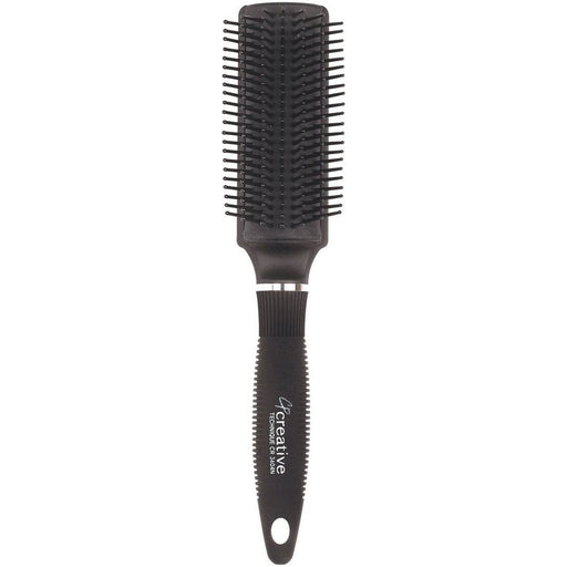 Creative Pro Hair Tools Technique CR3404N - Static Free 9-Row Styling Hair Brush Hair Brush White Smoke Default Title