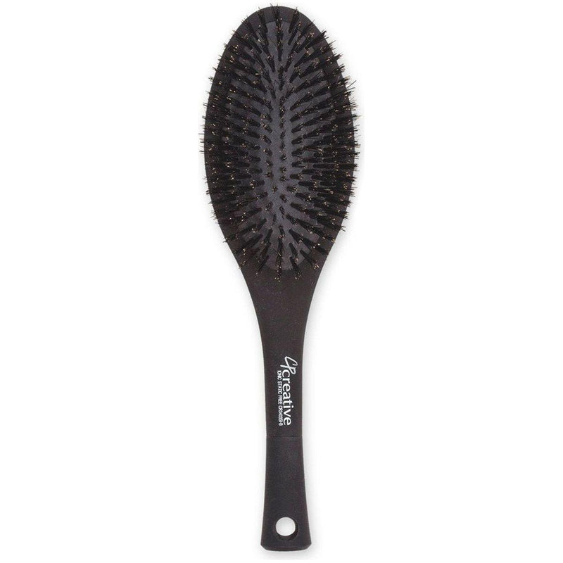 Creative Pro Hair Tools Static-Free Paddle Brush 3403-SI Hair Brush White Smoke CR3403-SI-B