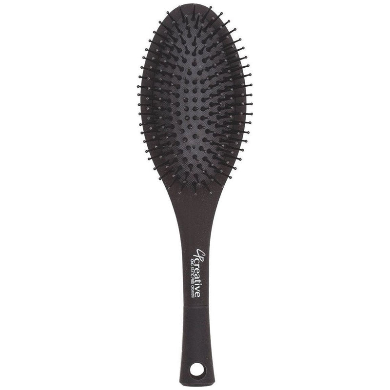 Creative Pro Hair Tools Static-Free Paddle Brush 3403-SI Hair Brush White Smoke CR3403-SI-PIN