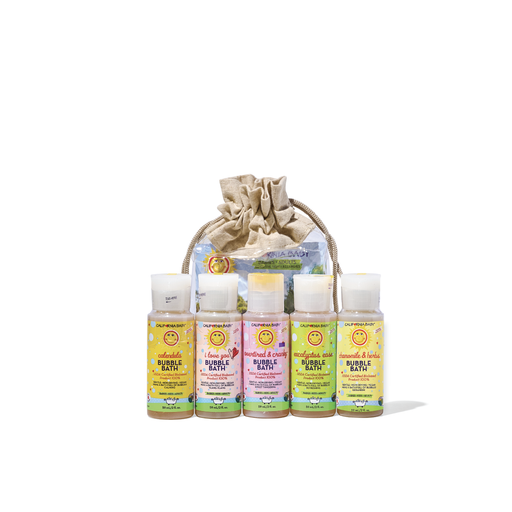California Baby Bubble Bath Scent Sampler Samples White Smoke