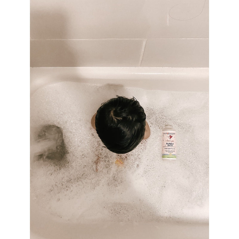 California Baby I Love You™ Bubble Bath Bubble Bath Gray 13oz/384mL,64oz/half gallon,2oz/59mL