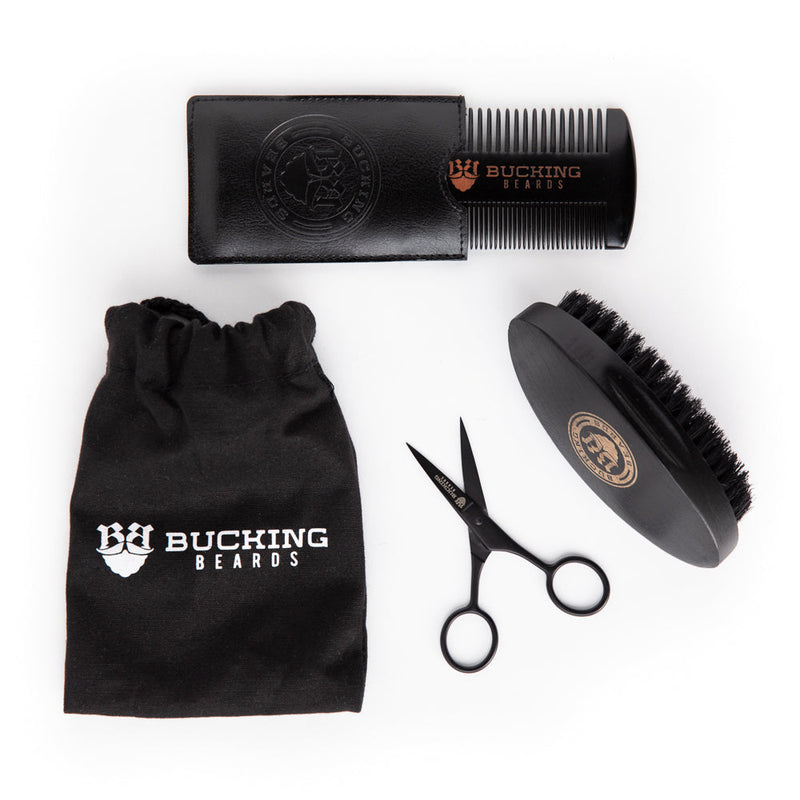 EpiLynx Premium Vegan Beard Grooming Kit – Complete Set for Growth, Styling & Maintenance Dark Slate Gray