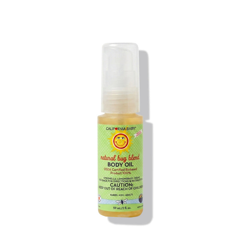 California Baby Natural Bug Blend™ Body Oil Bug Spray Lavender 2oz Bug Oil