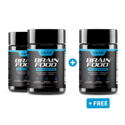 Snap Supplements Brain Food - Buy 2 Get 1 Free Black