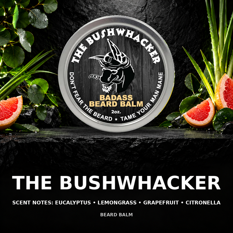 Badass Beard Care The Bushwhacker Beard Balm BALM Black