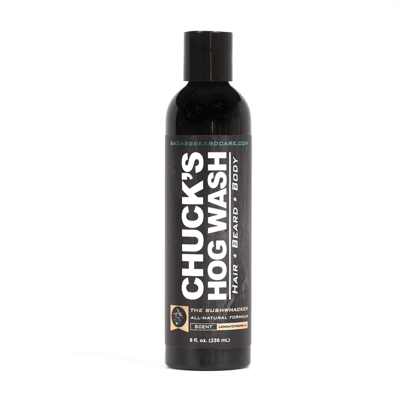 Badass Beard Care Chuck's Hog Wash - The Bushwhacker HOG WASH Dark Slate Gray BABC