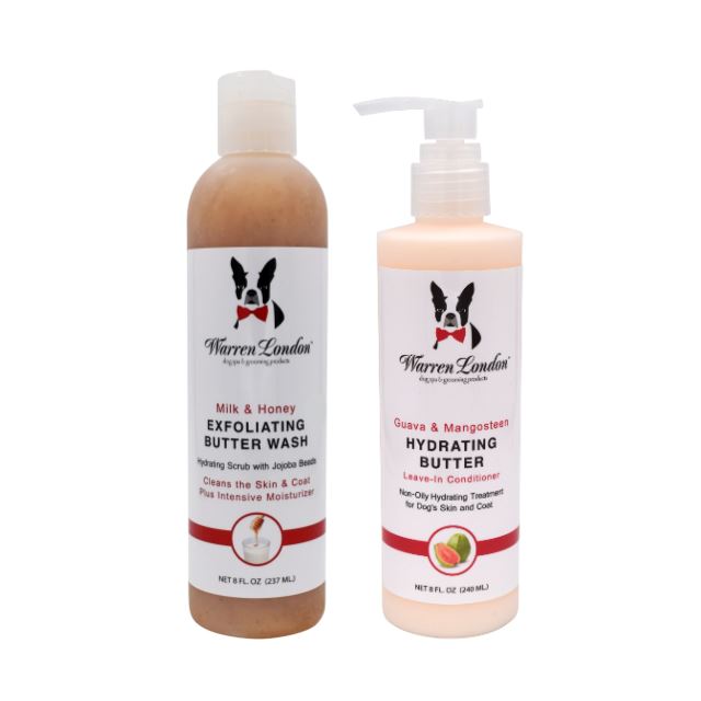 Warren London Butter Combo Skin & Coat Pack Spa Product White Smoke Butter(Pomegranate & Acai) + Wash (Pomegranate & Fig),Butter (Guava & Mango) + Wash (Milk & Honey)