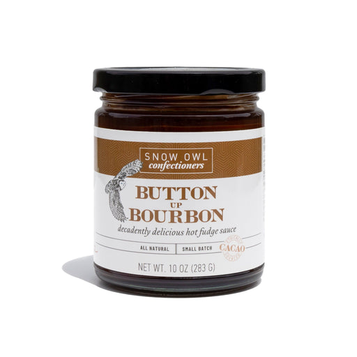 Snow Owl Confectioners Button Up Bourbon Fudge Sauce White Smoke