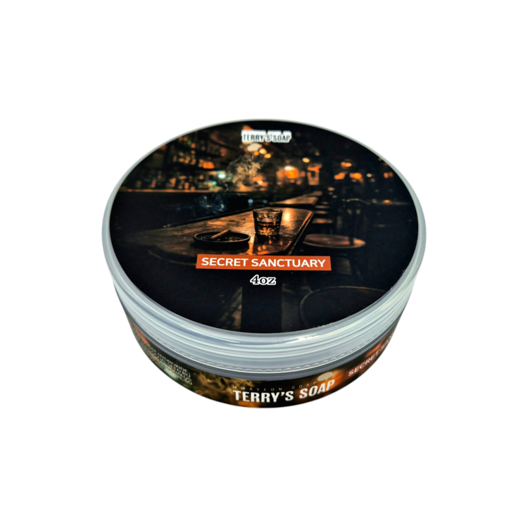 Hwayeon Soap Co. Terry's Soap Secret Sanctuary Shaving Soap Collection Shaving Set White Smoke Shaving Soap 4 oz