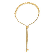 Bids.com 14k Yellow Gold Plated .925 Sterling 5/8 Cttw Diamond Composite Cushion Frame 4â€-10â€ Adjustable Bolo Bracelet (G-H Color, I1-I2 Clarity) Bracelets White Smoke Yellow.Sterling Silver / 7