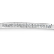 Bids.com 14K White Gold Princess Cut Diamond Bracelet (1.00 cttw, H-I Color, SI1-SI2 Clarity) Bracelets Gray White.Gold / 7