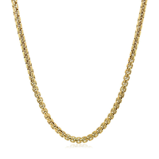 Bids.com 14k Yellow Gold Solid Round Box Chain 2.5 mm Necklaces White Smoke 16 / Yellow Gold,18 / Yellow Gold,20 / Yellow Gold,24 / Yellow Gold
