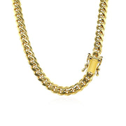 Bids.com 5.0mm 14k Yellow Gold Classic Miami Cuban Solid Chain Necklaces White Smoke 22 / Yellow Gold,24 / Yellow Gold,26 / Yellow Gold,18 / Yellow Gold,20 / Yellow Gold