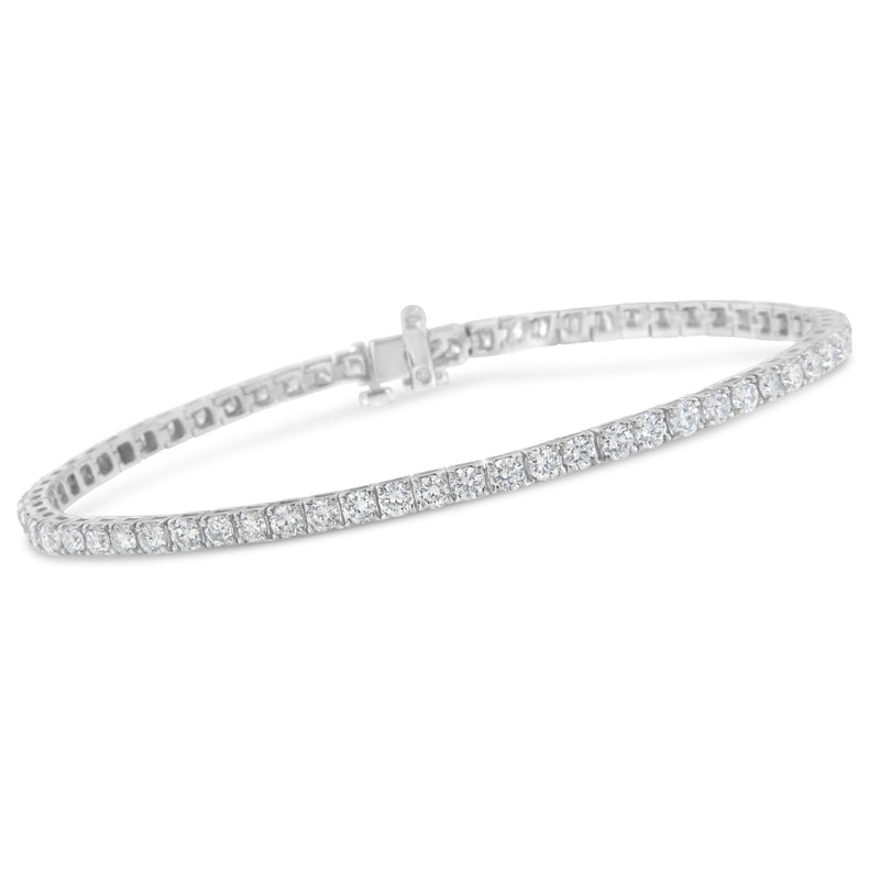 Bids.com IGI Certified 5.0 Cttw Cut Diamond 14K White Gold Classic 7â€ Tennis Bracelet (H-I Color, I1-I2 Clarity) Bracelets White Smoke White.Gold / 7 / 2,White.Gold / 7 / 7,White.Gold / 7 / 8,White.Gold / 7 / 5,White.Gold / 7 / 10,White.Gold / 7 / 6,White.Gold / 7 / 4