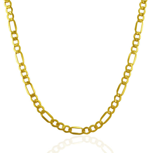 Bids.com 4.6mm 10k Yellow Gold Lite Figaro Chain Necklaces White Smoke 18 / Yellow Gold,20 / Yellow Gold,24 / Yellow Gold,One / Yellow Gold