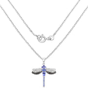 Bids.com 1.93 Carat Genuine Tanzanite and White Topaz .925 Sterling Silver Pendant Pendants White Smoke