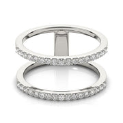 Bids.com 14k White Gold Dual Band Design Ring with Diamonds (1/3 cttw) Rings White Smoke 3 / White Gold,3.5 / White Gold,4 / White Gold,4.5 / White Gold,5 / White Gold,5.5 / White Gold,6 / White Gold,6.5 / White Gold,7 / White Gold,7.5 / White Gold,8 / White Gold,8.5 / White Gold,9 / White Gold