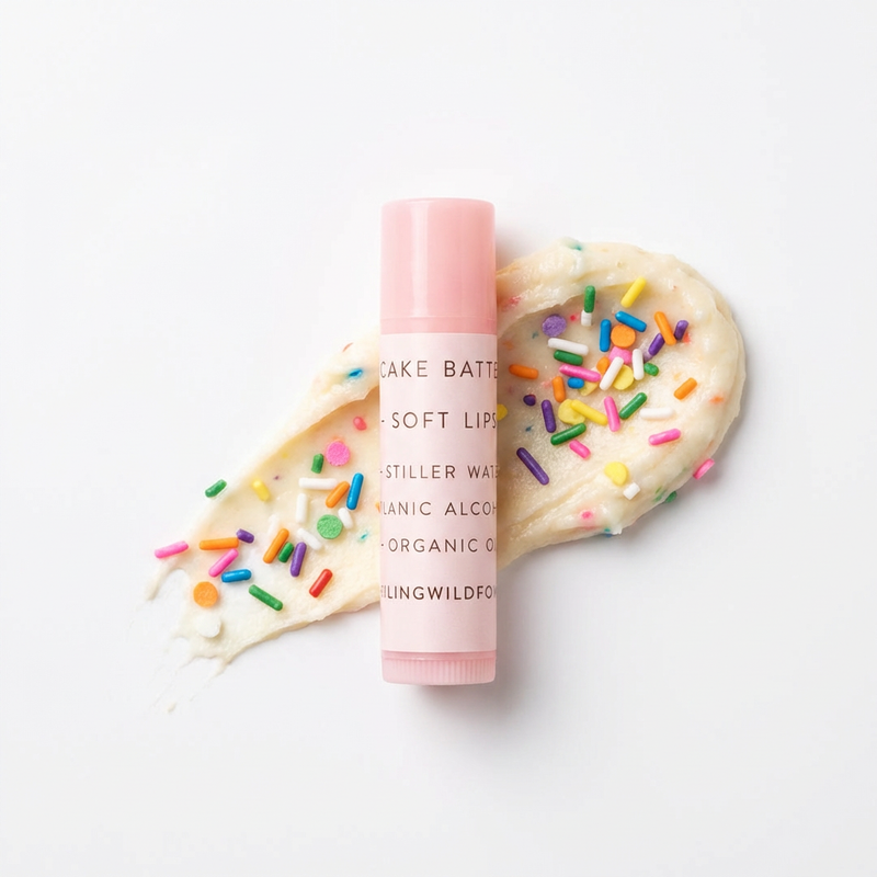 Sparkling Wildflower LLC. Soft Lips Lip Care White Smoke cake batter