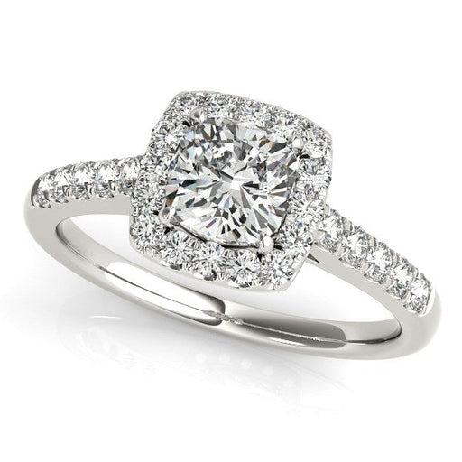 Bids.com 14k White Gold Square Outer Shape Round Diamond Engagement Ring (3/4 cttw) Rings White Smoke 3 / White Gold,3.5 / White Gold,4 / White Gold,4.5 / White Gold,5 / White Gold,5.5 / White Gold,6 / White Gold,6.5 / White Gold,7 / White Gold,7.5 / White Gold,8 / White Gold,8.5 / White Gold,9 / White Gold