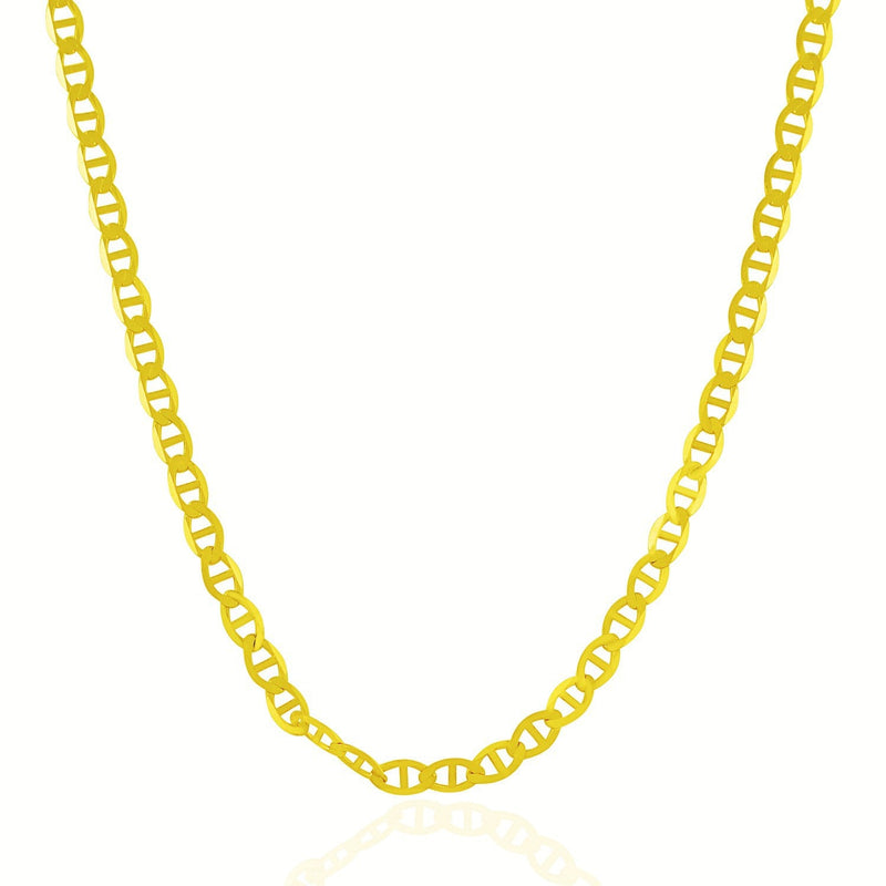 Bids.com 4.5mm 10k Yellow Gold Mariner Link Chain Necklaces White Smoke 18 / Yellow Gold,20 / Yellow Gold,22 / Yellow Gold,24 / Yellow Gold,30 / Yellow Gold,One / Yellow Gold
