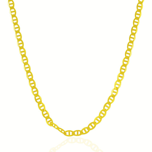 Bids.com 4.5mm 10k Yellow Gold Mariner Link Chain Necklaces White Smoke 18 / Yellow Gold,20 / Yellow Gold,22 / Yellow Gold,24 / Yellow Gold,30 / Yellow Gold,One / Yellow Gold
