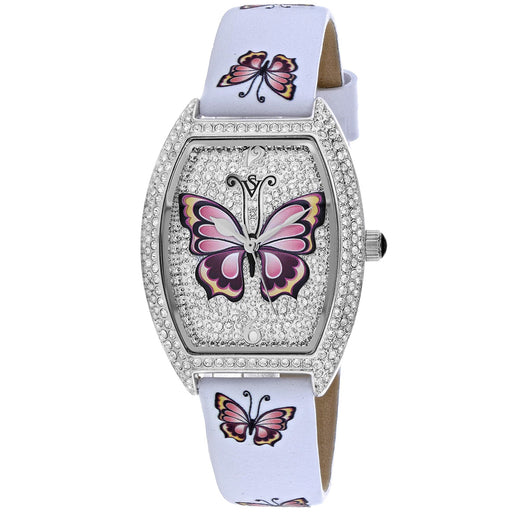 Bids.com Christian Van Sant Women's Papillon Watches White Smoke