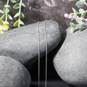 Bids.com Double Extendable Piatto Chain in 14k White Gold (1.2mm) Necklaces Gray 18 / White Gold