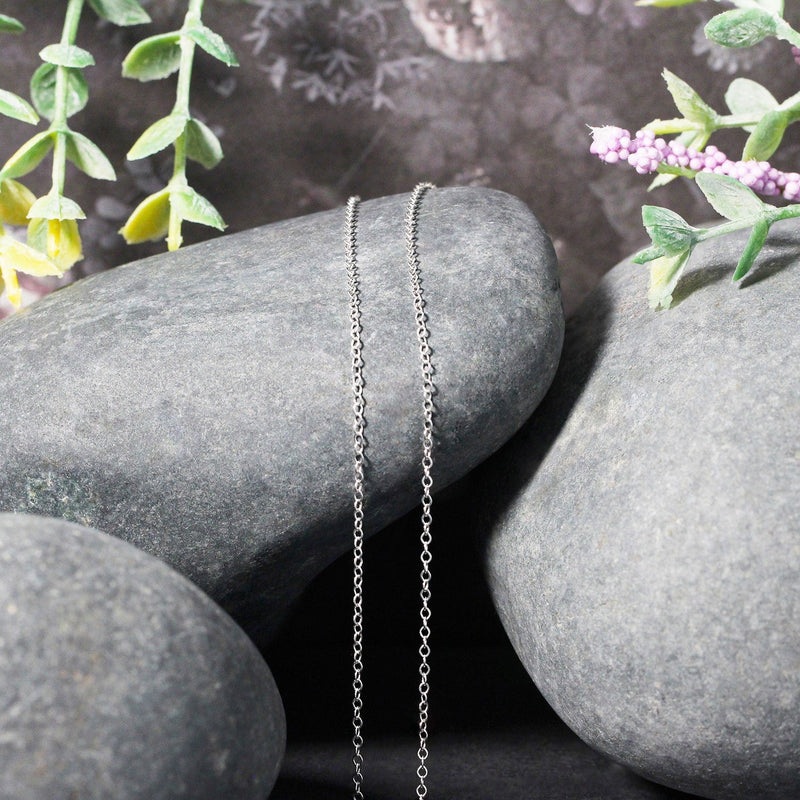 Bids.com Double Extendable Piatto Chain in 14k White Gold (1.2mm) Necklaces Gray 18 / White Gold