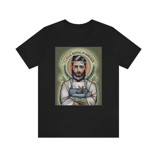 officialilovebeingabarber Unisex Jersey Short Sleeve Tee T-Shirt Black Black / S,Black / M,Black / L,Black / XL,Black / 2XL,Black / 3XL