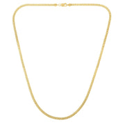 Bids.com Ice Barrel Chain in 14k Yellow Gold (3.10 mm) Necklaces White Smoke 18 / Yellow Gold,20 / Yellow Gold,24 / Yellow Gold