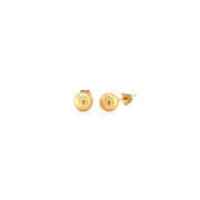 Bids.com 10k Yellow Gold Round Stud Earrings (6.0 mm) Earrings White Smoke Yellow Gold