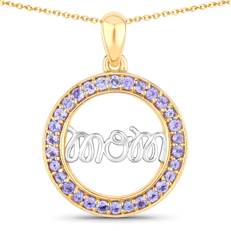 Bids.com 0.64 Carat Genuine Tanzanite .925 Sterling Silver Pendant Pendants White Smoke size 18.00