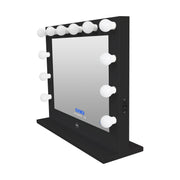 Lurella Cosmetics 12 Bulb Glam Bluetooth Vanity Mirror Vanity Mirror Light Gray White,Black