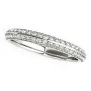 Bids.com 14k White Gold Two-Row Pave Set Diamond Wedding Band (1/4 cttw) Rings White Smoke 3 / White Gold,3.5 / White Gold,4 / White Gold,4.5 / White Gold,5 / White Gold,5.5 / White Gold,6 / White Gold,6.5 / White Gold,7 / White Gold,7.5 / White Gold,8 / White Gold,8.5 / White Gold,9 / White Gold