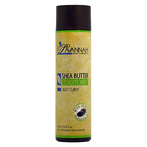 VIP Extensions Savannah Just Curly Shea Butter Conditioner, 8.45 oz Conditioner Dark Khaki