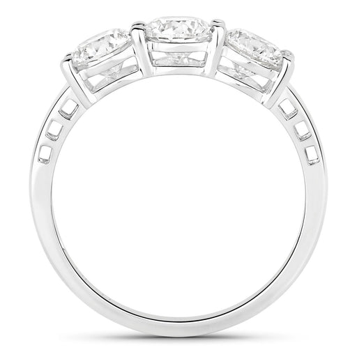 Bids.com 1.50 Carat Genuine Lab Grown Diamond 14K White Gold Ring Rings White Smoke size 6.00,size 7.00,size 8.00