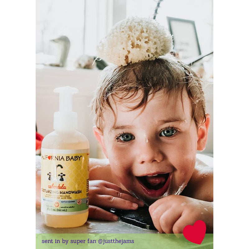 California Baby Calendula™ Moisturizing Handwash Handwash Lavender 8.5oz/251mL,19oz/562mL,64oz/half gallon,2oz/59mL