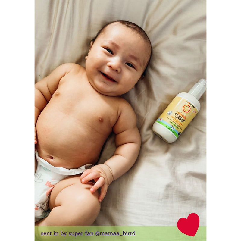 California Baby Calendula™ Everyday Lotion Lotions Gray 8.5oz/251mL,19oz/562mL,64oz/half gallon,2oz/59ml