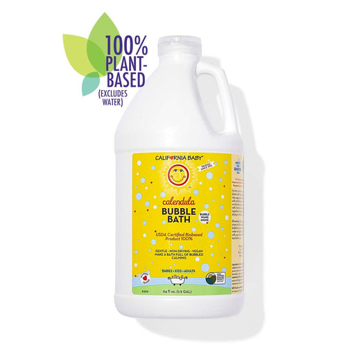 California Baby Calendula™ Bubble Bath Bubble Bath White Smoke 64oz/half gallon