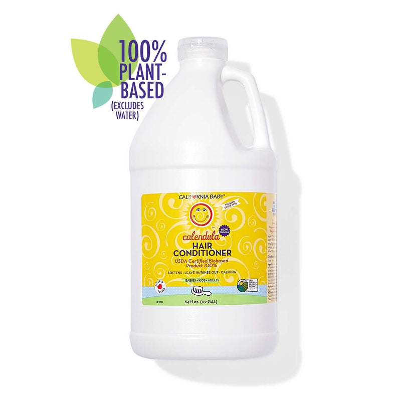 California Baby Calendula™ Hair Conditioner Hair Conditioner White Smoke 64oz/half gallon