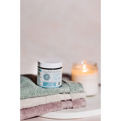 Euphoric Herbals Calm Cream Moisturizer Salve Light Gray 8oz,4oz,1oz