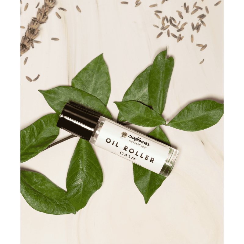 Sunflower Motherhood Calm Oil Roller Bath and Body Antique White