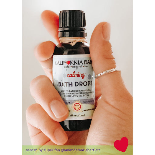 California Baby Calming™ Bath Drop Essential Oils Light Gray 1oz/30mL