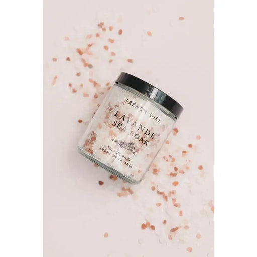 FRENCH GIRL Calming Lavender Bath Salts Bath & Body Light Gray